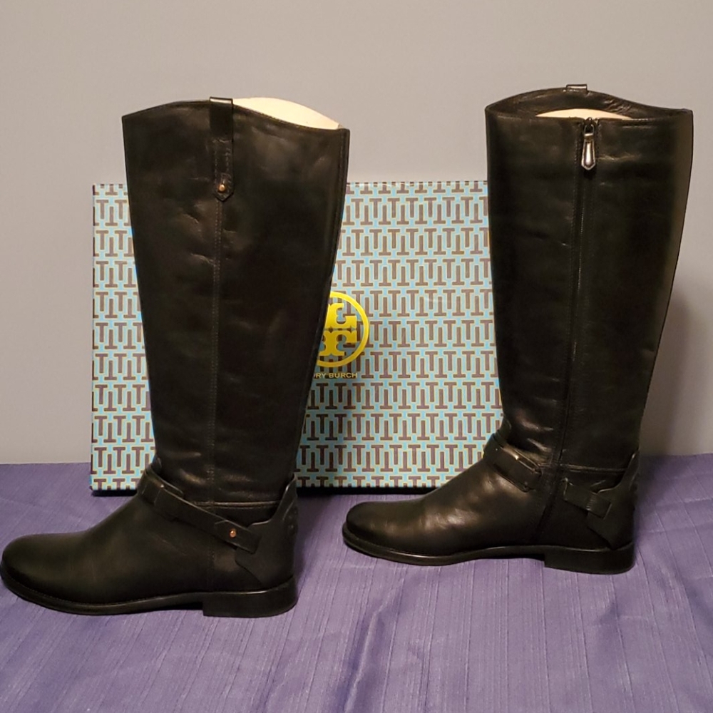 Tory Burch Colton Riding Boot Galleon size 11 - Picture 5 of 8